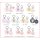 Bandai 스티치 워크 키체인 릴라쿠마 10팩 BOX 이미지 2