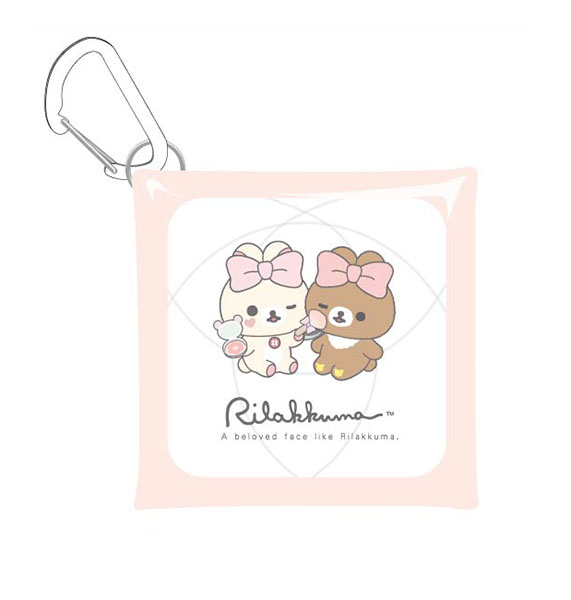 Bandai Multipurpose Clear Case SS Size Rilakkuma 01 Korilakkuma & Chairoikoguma