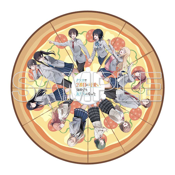 KADOKAWA I Became Friends with the Second Cutest Girl in My Class - Conclusion Celebration - Pizza-style Placemat