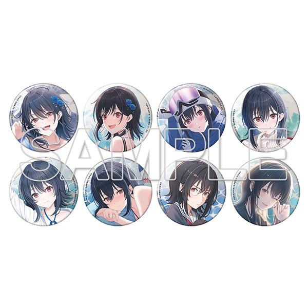 KADOKAWA I Became Friends with the Second Cutest Girl in My Class - Conclusion Celebration - Tradable Metallic Tin Badge -Full of Umi- [1 Pack]
