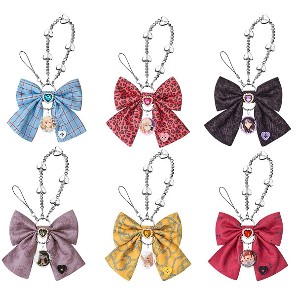 GoodSmile Moment TV Anime "My Dress-Up Darling" Collectible Gyaru Image Keychain 6Pack BOX gambar 1