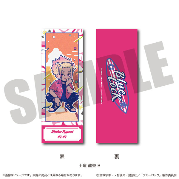 MENEGI TV Anime "Bluelock" Collection Card Nyutoro Ryusei Shidou Birthday B hình ảnh 1