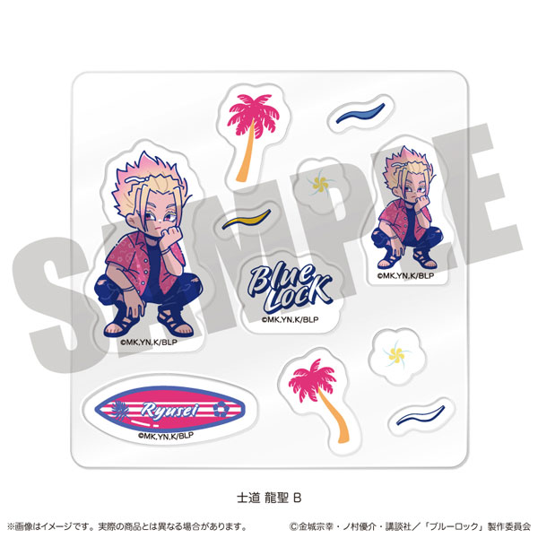 MENEGI TV Anime "Bluelock" Custom Sticker Sheet Nyutoro Ryusei Shidou Birthday B