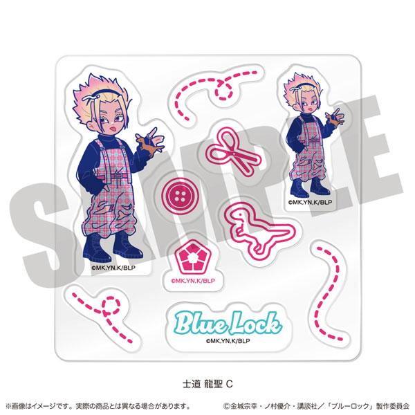 MENEGI TV Anime "Bluelock" Custom Sticker Sheet Nyutoro Ryusei Shidou Birthday C