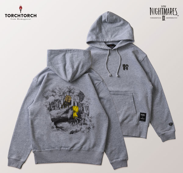 TORCH TORCH Little Nightmares II x TORCH TORCH / Mono & Six ฮู้ดดี้ Heather Gray XL รูปภาพ 1