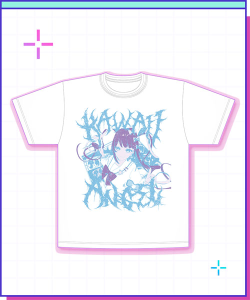 WHY SO SERIOUS? NEEDY STREAMER OVERLOAD Gamen no Naka kara GelBanwa T-shirt (Ver.BLUE) imagen 1