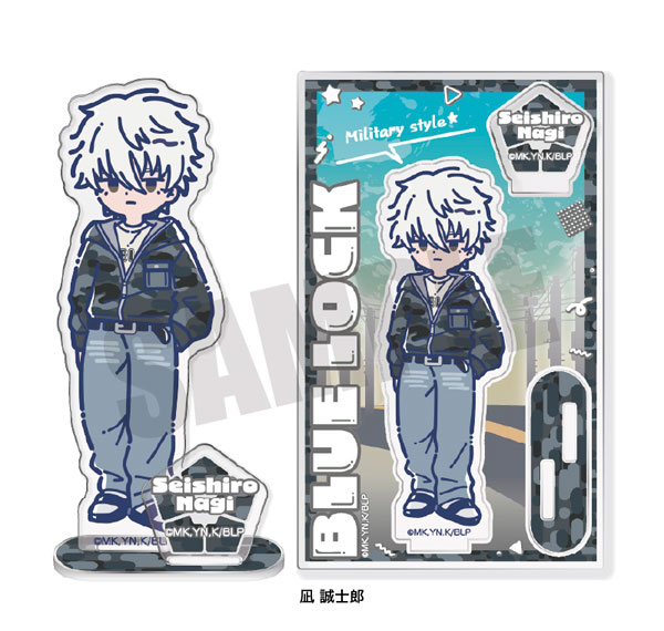 Playful Mind Company TV Anime "Bluelock" Retro Pop Vol.8 Acrylic Stand Seishirou Nagi hình ảnh 1