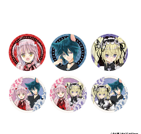 ATFES Shugo-chara! New Illustration Tin Badge Hana Nari Hanayashiki (Complete Set) 6Pack BOX รูปภาพ 1