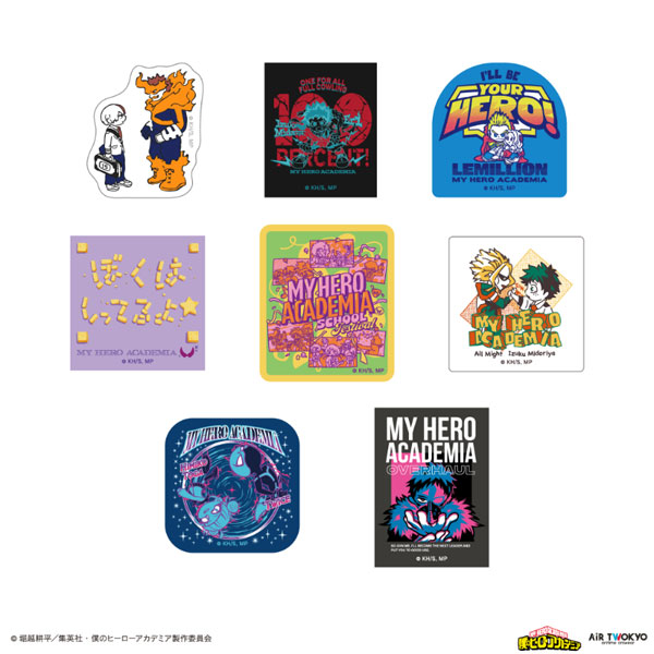 AIR TWOKYO Anime "My Hero Academia" Season 4 Sticker Set