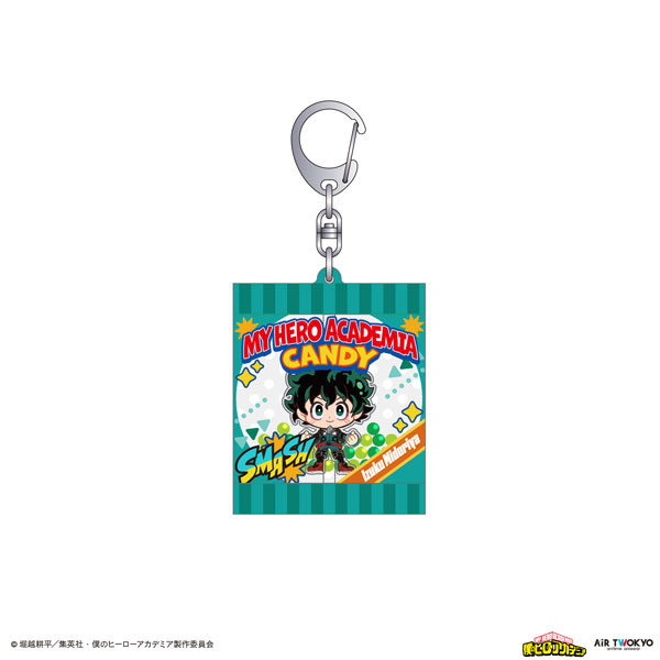 AIR TWOKYO อนิเมะ "My Hero Academia" ซีซั่น 4 พวงกุญแจแพ็คเกจลูกอม (อิซึกุ มิโดริยะ) รูปภาพ 1