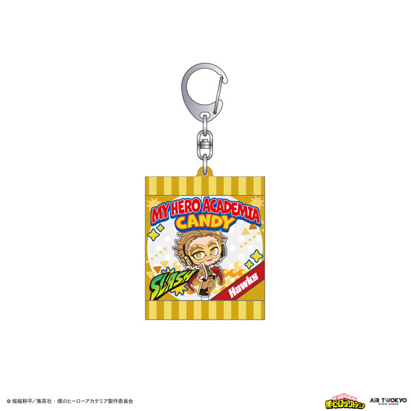 AIR TWOKYO Anime "My Hero Academia" Season 4 Candy Package Keychain (Hawks) gambar 1