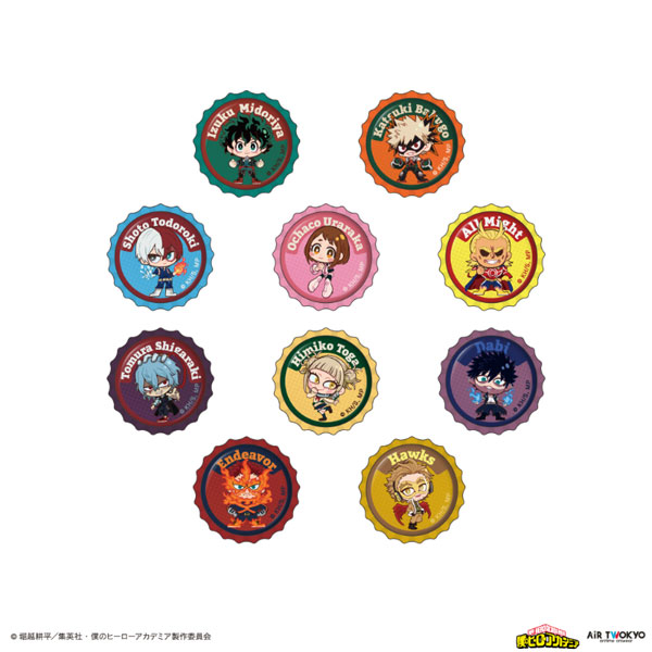 AIR TWOKYO Anime "My Hero Academia" Season 4 Crown Magnet 10Pack BOX