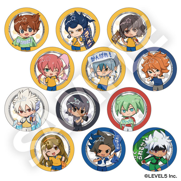 DMM.com Inazuma Eleven: Victory Road Trading Furefriends Tin Badge Vol.2 12Pack BOX
