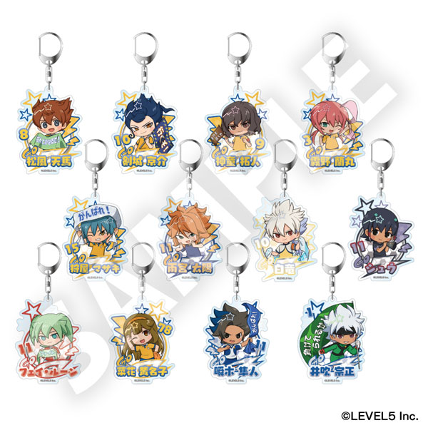 DMM.com Inazuma Eleven: Victory Road Trading Furefriends Acrylic Keychain Vol.2 12Pack BOX