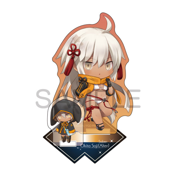 ALGERNON PRODUCT Fate/Grand Order CharaToria Acrylic Stand Saber/Souji Okita [Alter] รูปภาพ 1