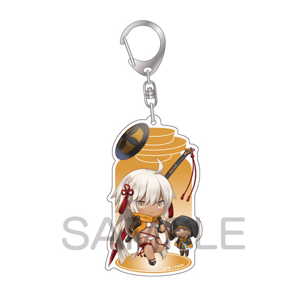 ALGERNON PRODUCT Fate/Grand Order CharaToria Acrylic Keychain Saber/Souji Okita [Alter] รูปภาพ 1