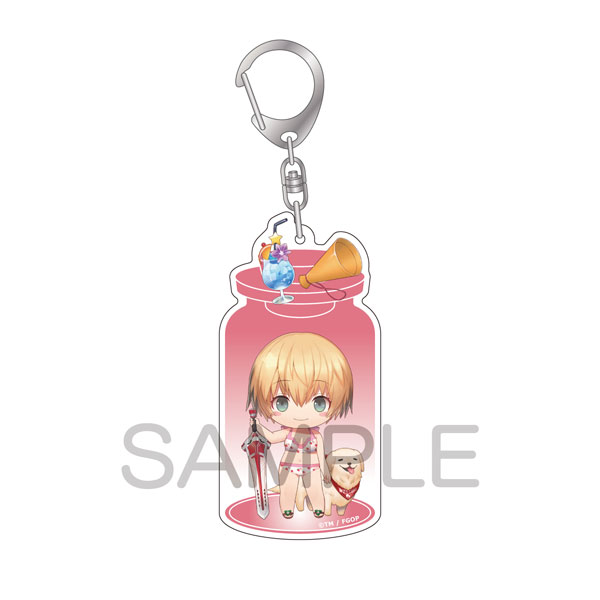 ALGERNON PRODUCT Fate/Grand Order CharaToria Acrylic Keychain Saber/Gareth gambar 1
