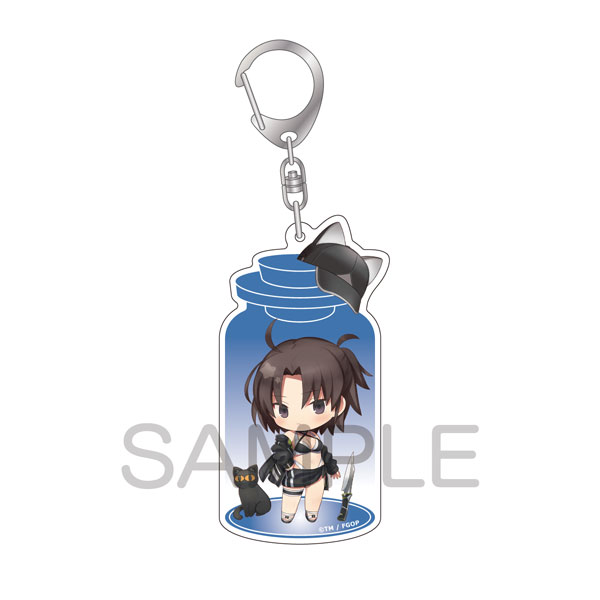 ALGERNON PRODUCT Fate/Grand Order CharaToria Acrylic Keychain Moon Cancer/Shiki Ryougi รูปภาพ 1