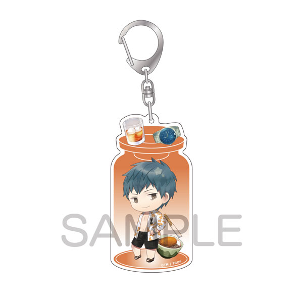 ALGERNON PRODUCT Fate/Grand Order CharaToria Acrylic Keychain Saber/Saitou Hajime [Frivolous Dude on the Beach]