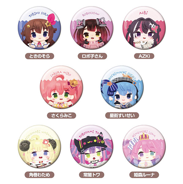 Bandai CAN Badge hololive x Amelicart Vol.1 8Pack BOX