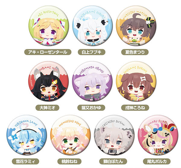Bandai CAN Badge hololive x Amelicart Vol.2 10Pack BOX