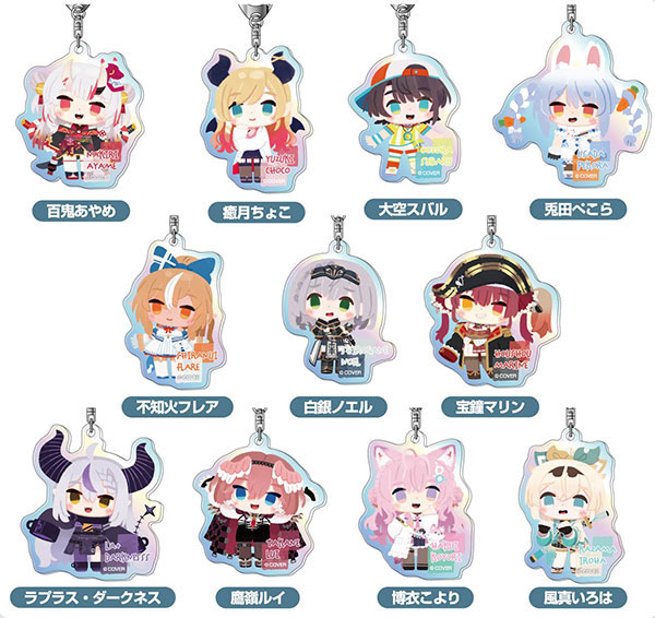 Bandai Aurora Acrylic Keychain hololive x Amelicart Vol.3 11Pack BOX