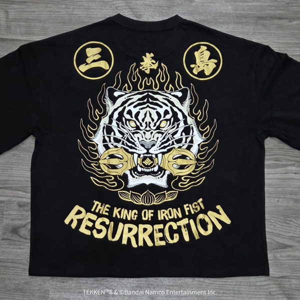11JAN TEKKEN 8 Big Silhouette T-shirt Heihachi Mishima Warrior Instinct image 1