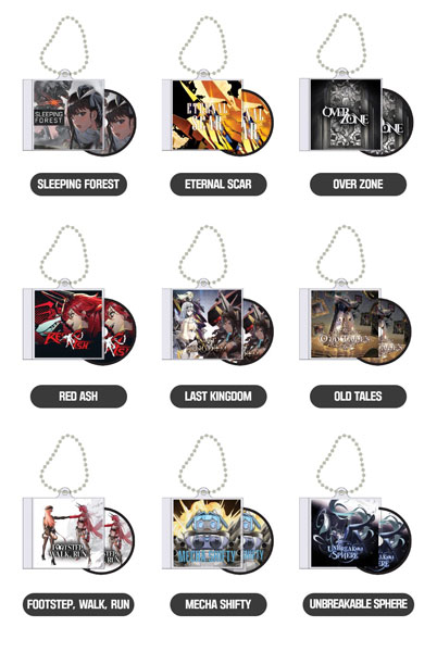 Colley GODDESS OF VICTORY: NIKKE CD Case-Shaped NFC Key Ring 9Pack BOX image 1