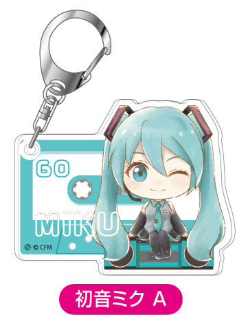 Bandai Acrylic Keychain Hatsune Miku Chocomari 01 Hatsune Miku A image 1