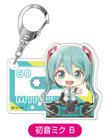 Bandai Acrylic Keychain Hatsune Miku Chocomari 02 Hatsune Miku B