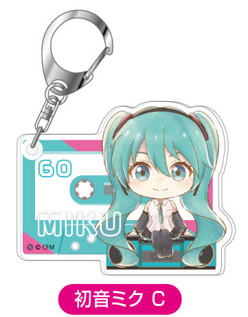 Bandai Acrylic Keychain Hatsune Miku Chocomari 03 Hatsune Miku C