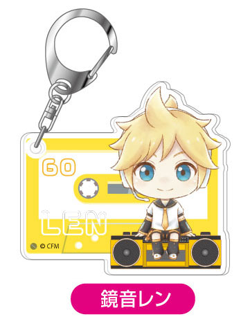 Bandai Acrylic Keychain Hatsune Miku Chocomari 05 Kagamine Len