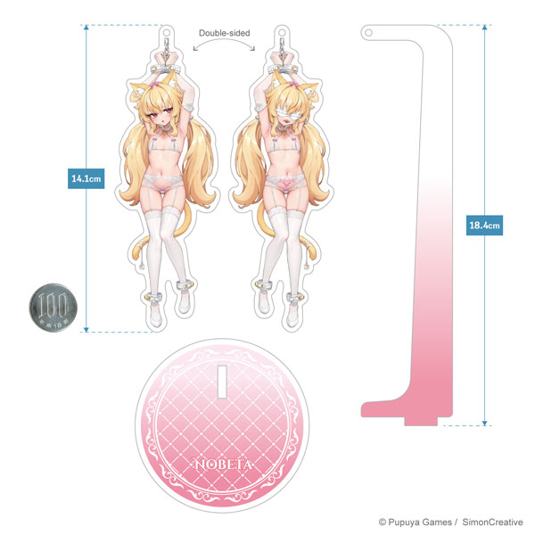 Simon Creative Little Witch Nobeta Kitty Nobeta YuraYura Acrylic Stand