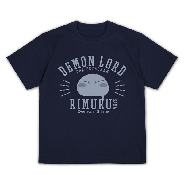 COSPA That Time I Got Reincarnated as a Slime Rimuru-sama College Plating T-shirt /NAVY-S