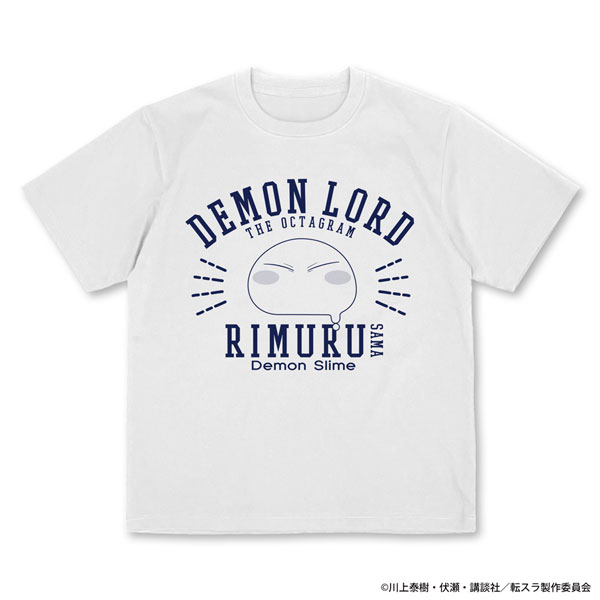 COSPA That Time I Got Reincarnated as a Slime Rimuru-sama College Plating T-shirt /WHITE-M