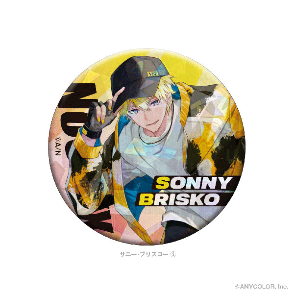 Cyber Agent NIJISANJI EN Hologram Tin Badge Sonny Brisko (2)