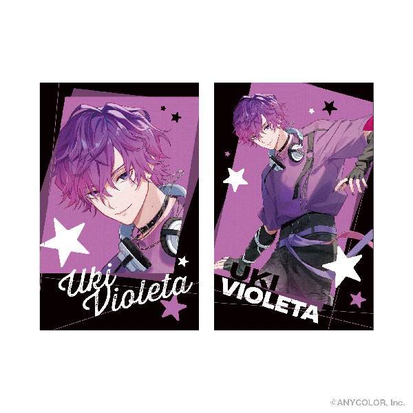 Cyber Agent NIJISANJI EN 포토 스타일 카드 2매 세트 Uki Violeta