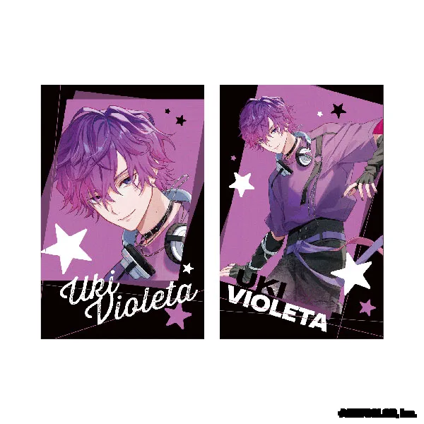 Cyber Agent NIJISANJI EN 포토 스타일 카드 2매 세트 Uki Violeta 이미지 1