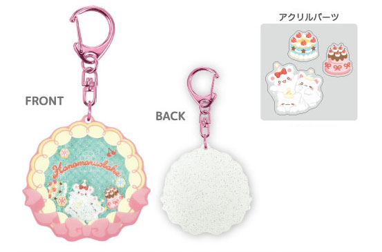 TCP Hanamaruobake Acrylic Shakashaka Keychain Ribbon