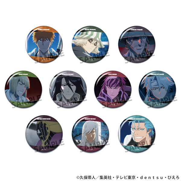 Hobby Stock TV Anime "Bleach: Thousand-Year Blood War" Trading Tin Badge vol.1 10Pack BOX