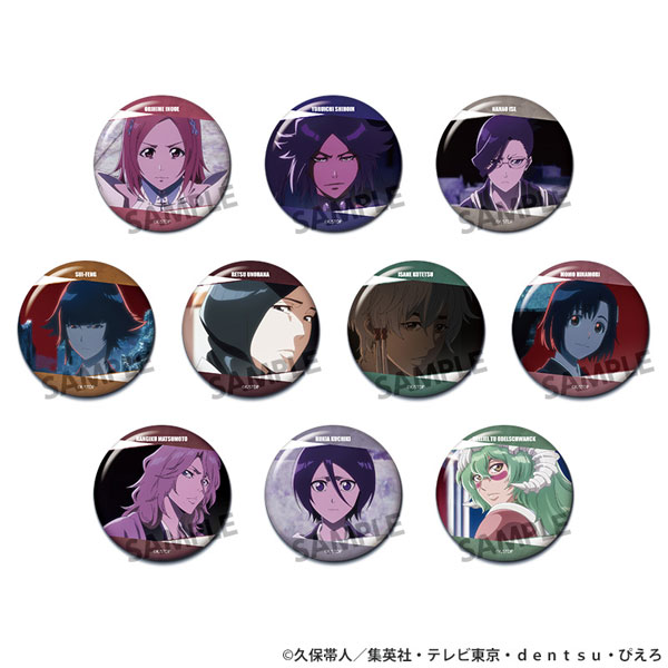 Hobby Stock TV Anime "Bleach: Thousand-Year Blood War" Trading Tin Badge vol.2 10Pack BOX