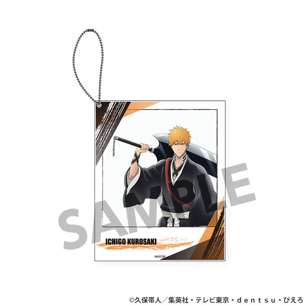 Hobby Stock TV Anime "Bleach: Thousand-Year Blood War" Polaroid Style Acrylic Keychain Ichigo Kurosaki
