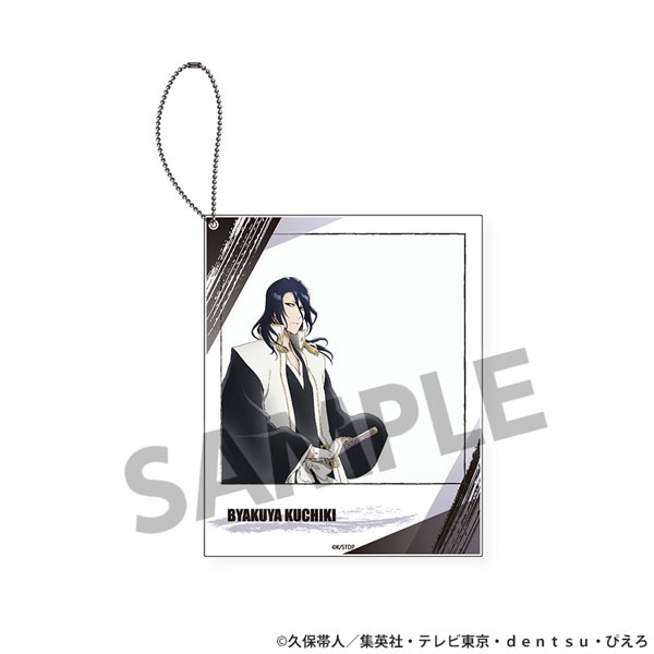 Hobby Stock TV Anime "Bleach: Thousand-Year Blood War" Polaroid Style Acrylic Keychain Byakuya Kuchiki