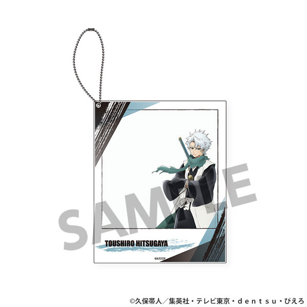 Hobby Stock TV Anime "Bleach: Thousand-Year Blood War" Polaroid Style Acrylic Keychain Toshiro Hitsugaya