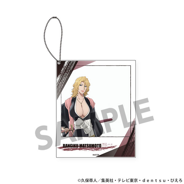 Hobby Stock TV Anime "Bleach: Thousand-Year Blood War" Polaroid Style Acrylic Keychain Rangiku Matsumoto