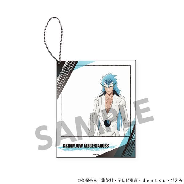 Hobby Stock TV Anime "Bleach: Thousand-Year Blood War" Polaroid Style Acrylic Keychain Grimmjow Jaegerjaquez