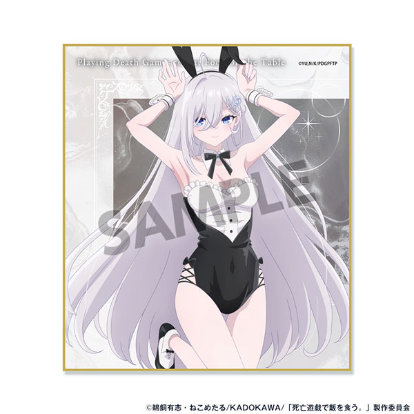 Hobby Stock Playing Death Games to Put Food on the Table Mini Shikishi Yuki CANDLE WOODS ver.