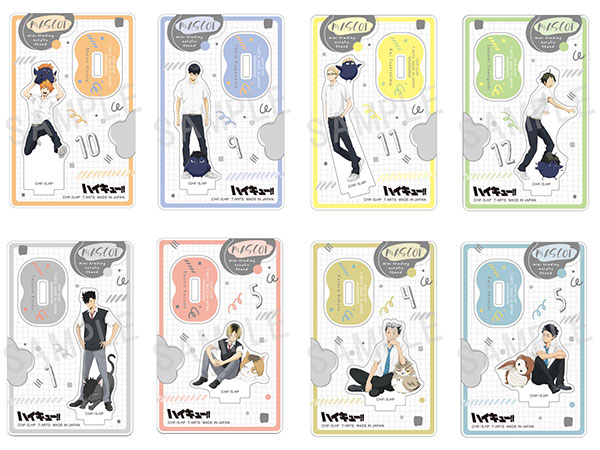 Takara Tomy A.R.T.S Haikyuu!! Mascot Mini Trading Acrylic Stand 8Pack BOX