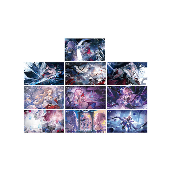 KURO GAMES [Exclusive Sale] Wuthering Waves Resonator Themed Illustrated Postcard Set Hiyuki & Denia