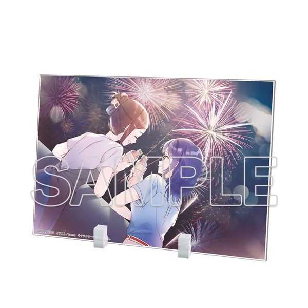 KADOKAWA Adachi and Shimamura Big Acrylic Plate F
